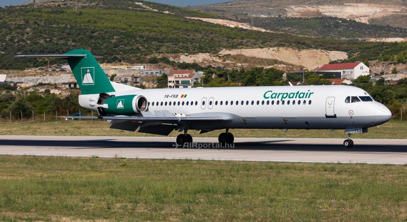 Elbúcsúzott Európa utolsó polgári Fokker 100-asa