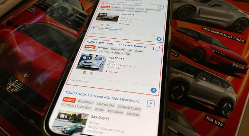 Lehet még normális használt autót venni egy új iPhone árából?