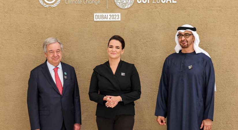 Novák Katalin is felszólal a dubaji Klímacsúcson