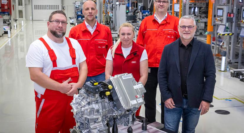 Már félmillió elektromos motor készült a győri Audinál