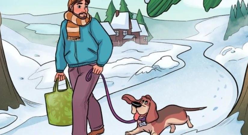 Hol van a hiba a téli képen? Briliáns elme vagy, ha kitalálod 11 másodperc alatt
