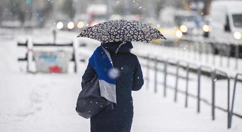 15 centiméteres hó is lehet, fokozódik a viharos szél
