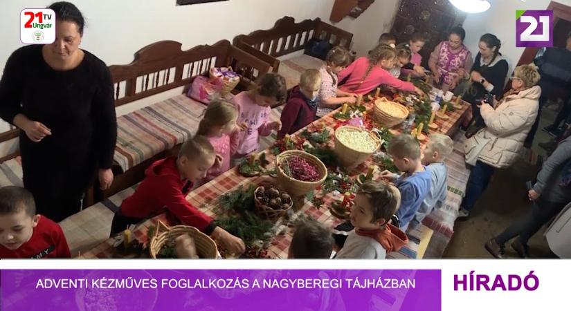 Adventi kézműves foglalkozás a Nagyberegi tájházban (videó)