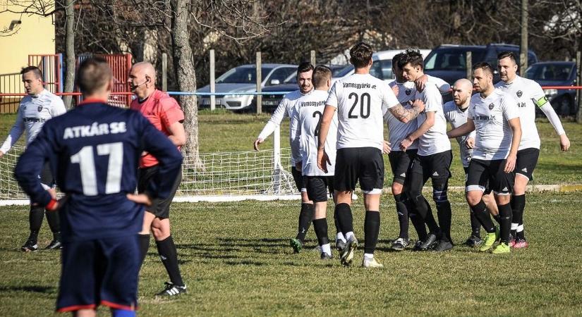 A Vámosgyörk ellen megszakadt az Atkár veretlen sorozata