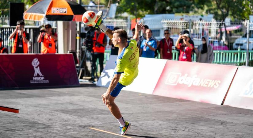 A címvédés nem jött össze, ezüstérmes Györgydeák Apor a teqball-világbajnokságon