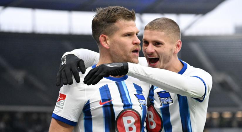 2. Bundesliga: kiütéses győzelmet aratott az Elversberg ellen a Hertha BSC