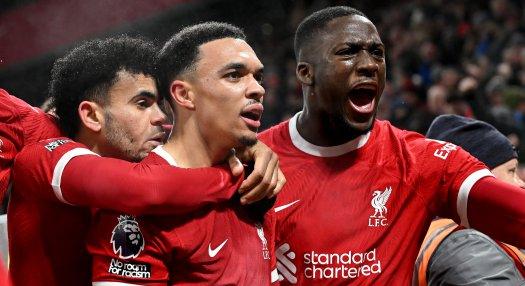 Őrűletes mérkőzésen nyert a Liverpool és vezeti a bajnokságot.