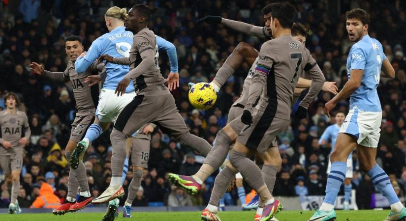 Hat gólt és egy rendhagyó rekordot hozott a City-Tottenham rangadó