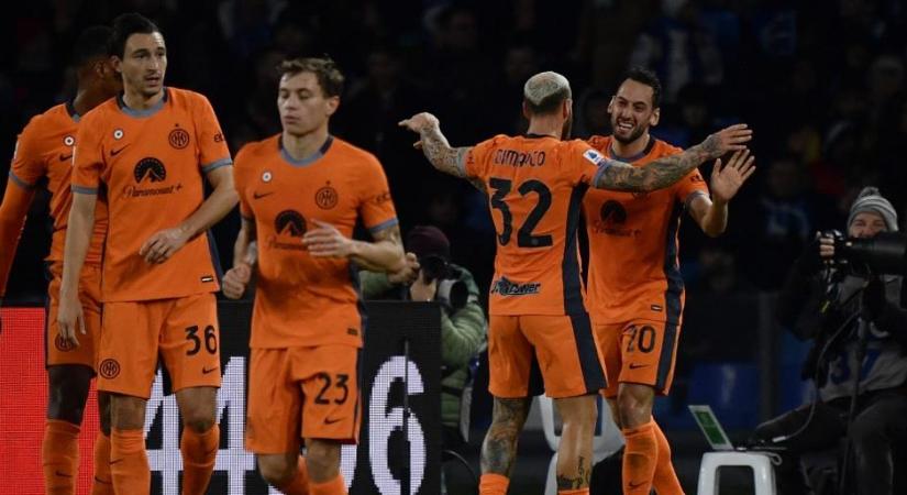 Rangadót nyert az Inter, újra az élre állt