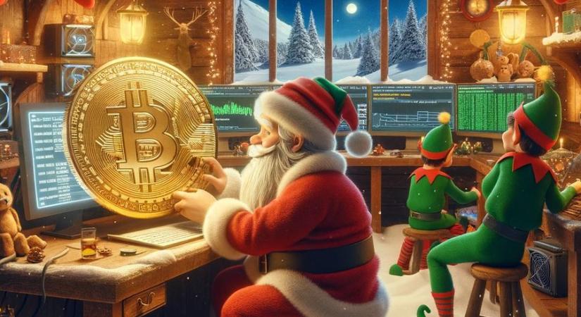 Mikulás rallyval indul a december, 40 000 dollár felett jár a bitcoin