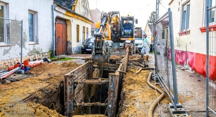 Megújul a víziközmű-rendszer a Festő utca egy részén