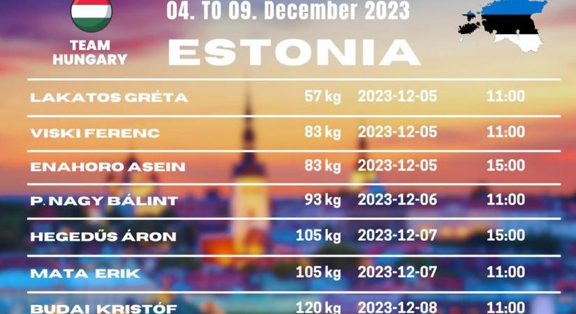 Erőemelés: nyolc magyar indul az Európa-bajnokságon