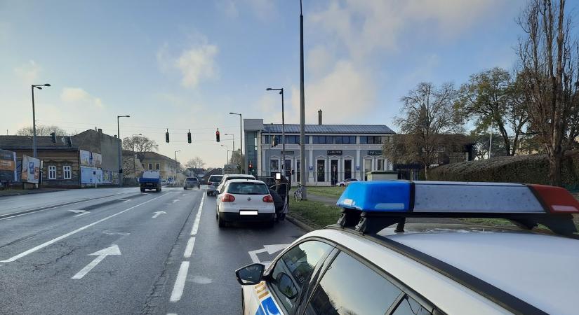 Baleset történt Nyíregyházán