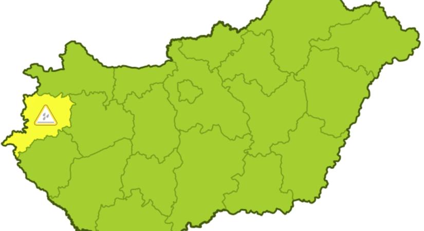 Ónos eső veszélyére figyelmeztetnek kedden