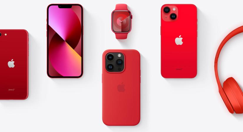 Piros színben is elérhető az Apple Watch S9
