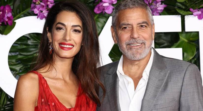 Imádjuk Amal Clooney új hajszínét: férje oldalán királynőként tündökölt a vörös szőnyegen