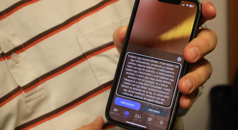 Egy látássérült embernek ma az iPhone-ja az egyik legnagyobb segítsége