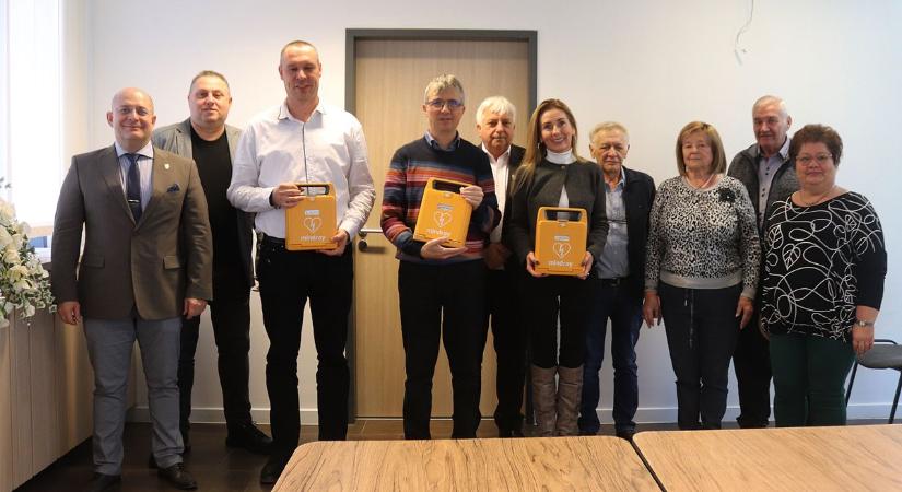Életmentő készülékekkel gazdagodott Celldömölk
