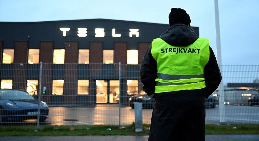 Egyre nagyobb ellenállásba ütközik a Tesla Európában – A dán dokkmunkások is csatlakoztak a Tesla elleni sztrájkhoz