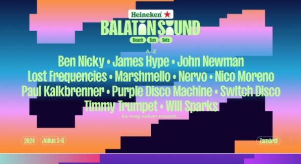 Világsztárokat jelentett be 2024-re a Sound