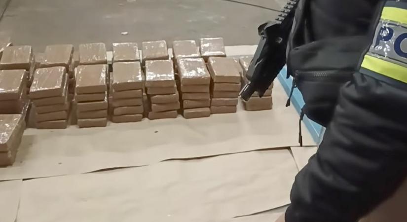 Most jelentették be: 23 milliárd forint értékű, 154 kg kokaint foglaltak le a csepeli szabadkikötőben