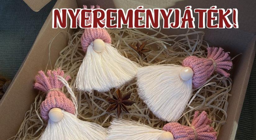 Ünnepi nyereményjátéksorozat a Maszolon: vidd haza a Macrame by Marta karácsonyfadíszét