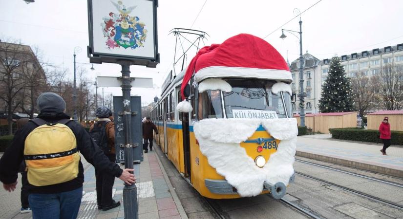 Még a villamosnak is szakálla nőtt Debrecenben – fotókkal, videóval