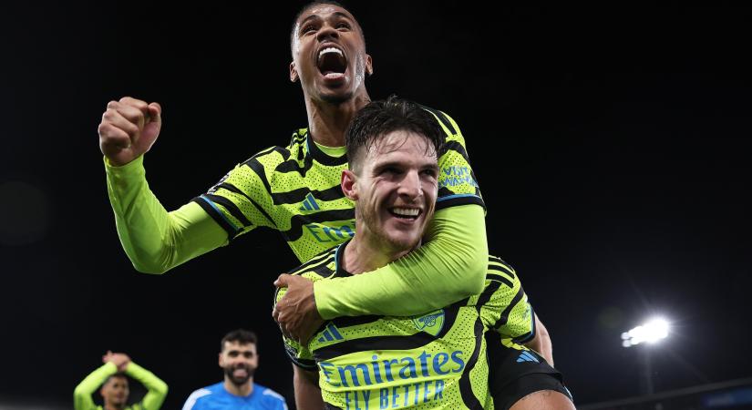 97. perces fejessel nyerte meg a hétgólos bajnokit az Arsenal