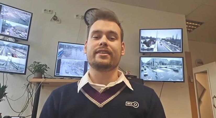 Havazás miatti közlekedés korlátozások Budapesten  videó
