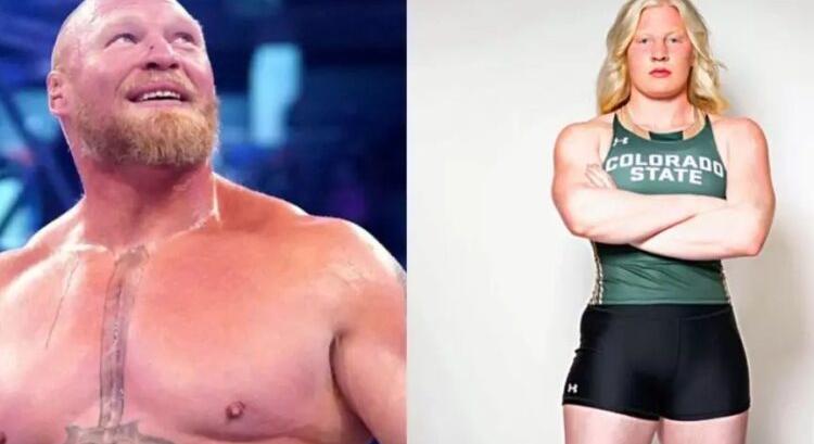 Brock Lesnar lánya tiszta apja, állami rekordot döntött súlylökésben
