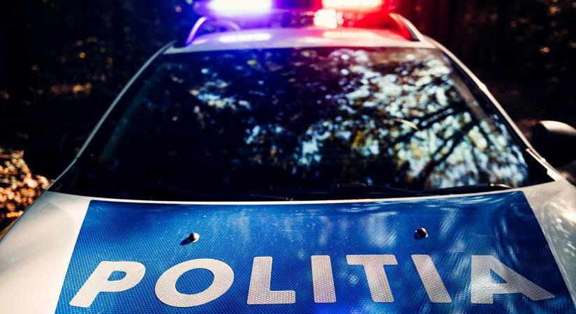 Hargita: felborult majd kigyulladt egy autó Csíkborzsován