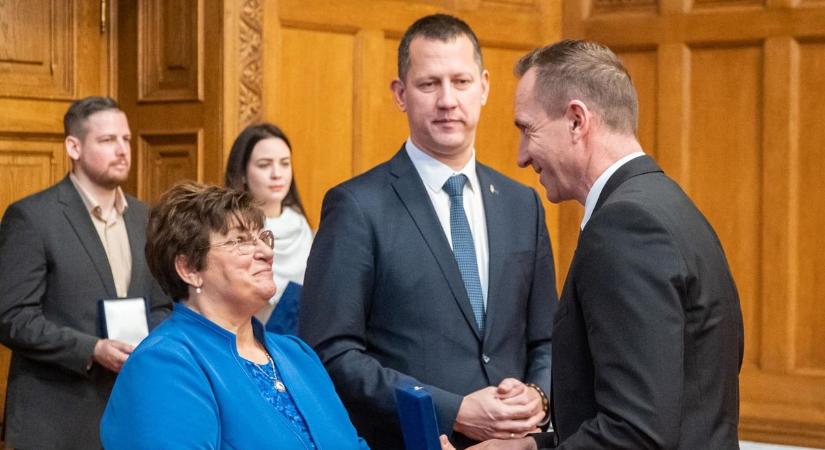 Frim Jakab-emlékérmet adományoztak Filvig Gézának