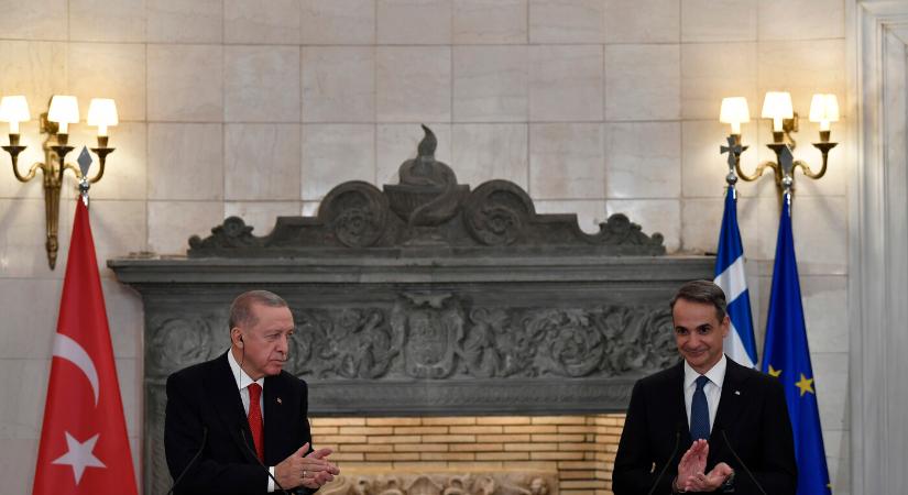 A török elnök szerint Ankara és Athén viszonyának rendezésével az Égei-tenger lehet a „béke tengere”