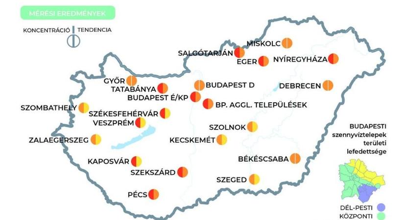 Itt vannak a friss, kecskeméti szennyvízadatok eredményei