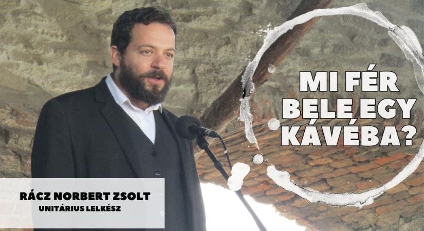 Mi fér bele egy kávéba? Rácz Norbert unitárius lelkésszel készült interjúnk szombaton délelőtt válik elérhetővé a YoutTube-csatornánkon