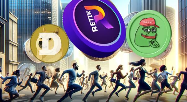 A DOGE átlépte a 0,1 dollárt, a PEPE újra előretört, a RETIK több mint 200k-t gyűjtött az előértékesítés első napján