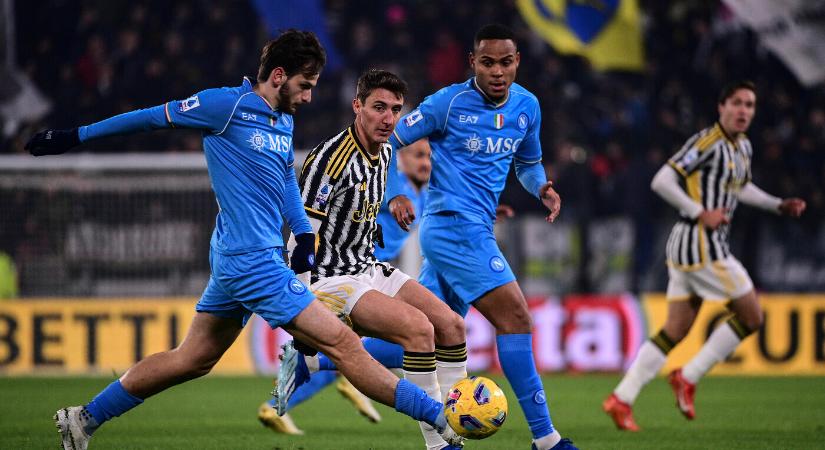 Serie A – A Juventus nyerte a Napoli elleni rangadót