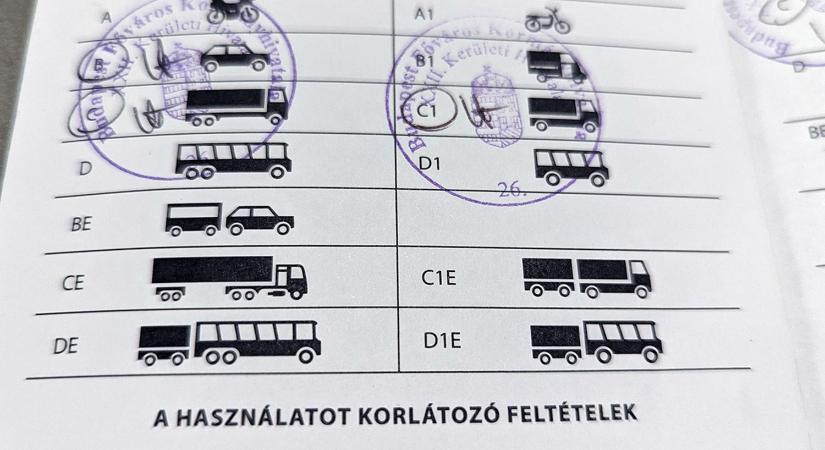 Így néz ki egy 2300 forintos jogosítvány