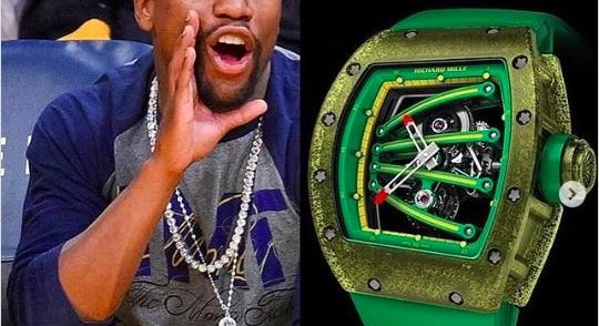 Mutatunk pár „alsópolcos darabot” Floyd Mayweather több tízmillió dolláros óragyűjteményéből