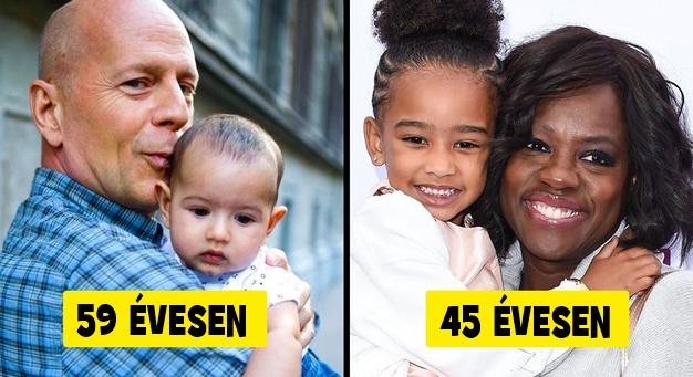 12 híresség, akiknek későn született gyermeke és nem féltek az újrakezdéstől