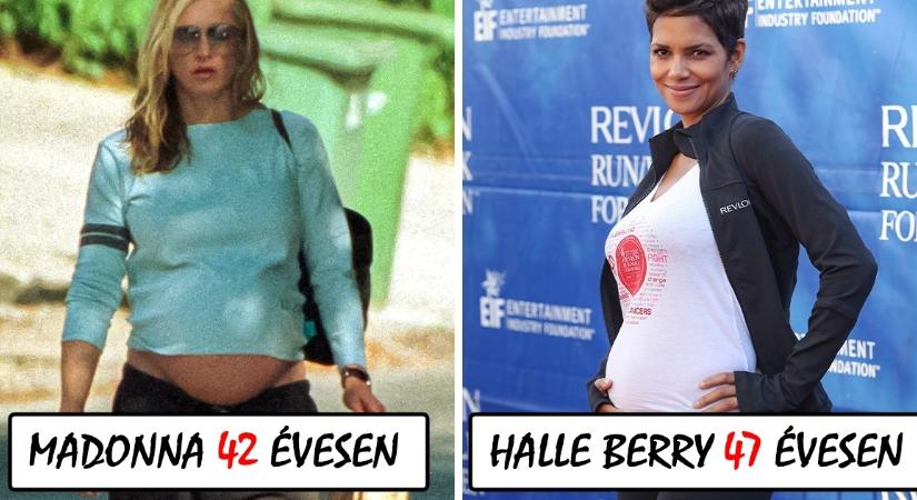 15 női híresség, aki bebizonyította, hogy sosincs késő anyukának lenni