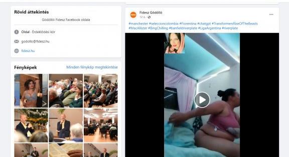 Pornóvideók jelentek meg a gödöllői Fidesz Facebook-oldalán