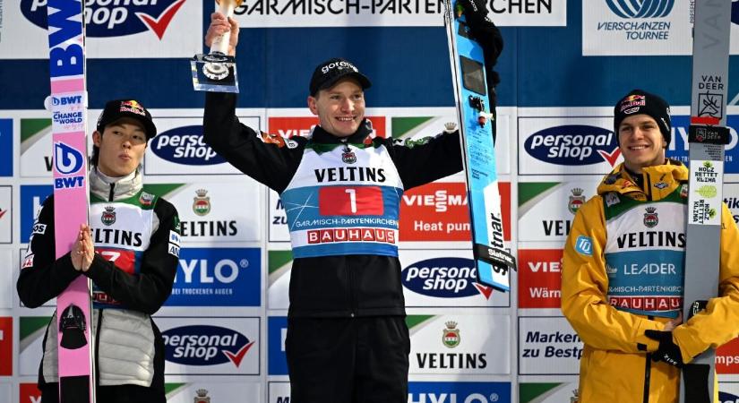 Négysáncverseny: a szlovén Anze Lanisek nyert Garmischban
