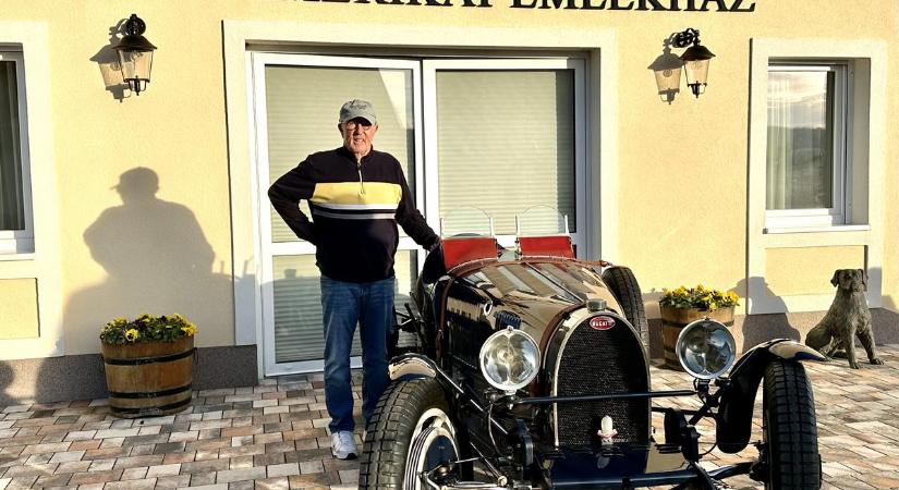Multimilliomos hagyatékából szerezte meg a versenyautót a dörgicsei autómúzeum