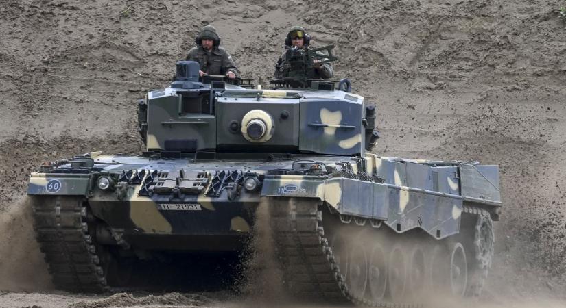 Alig maradt használható állapotú modern német harckocsija az ukránoknak