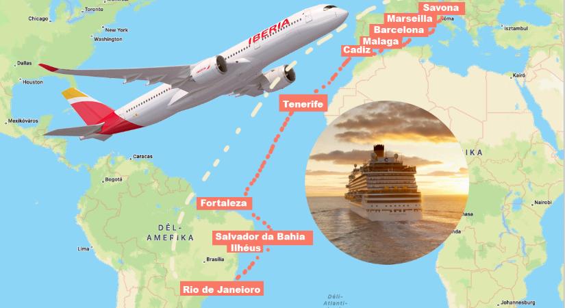 Újra foglalható: 23 napos óceánjárós utazás Rio de Janeiróból Savonába! Bécsi indulás/érkezés