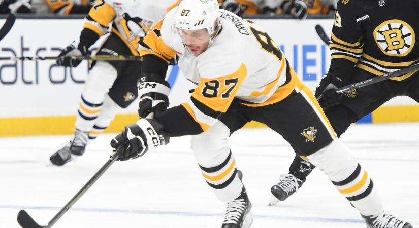 NHL: Crosby 11 gólos meccset nyert meg a Penguinsnek Bostonban