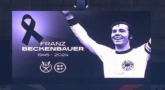 Kifújolták a napokban elhunyt Franz Beckenbauert a Real–Atletico meccs előtt
