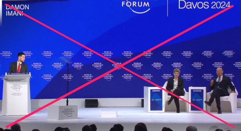Tényellenőrzés: Így szidalmazták a WEF alapítóját Davosban?