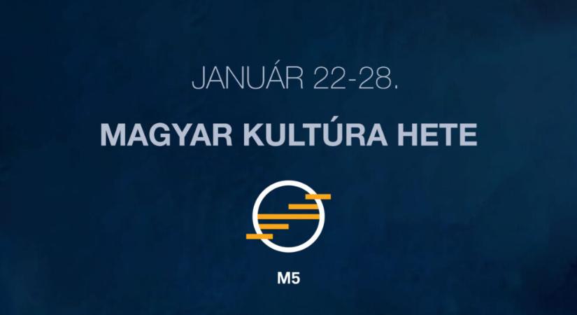 Tematikus hetet tart az M5 a magyar kultúra napja alkalmából